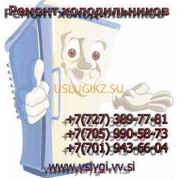 Бытовые услуги Ремонт холодильников в Алматы - на портале uslugikz.su